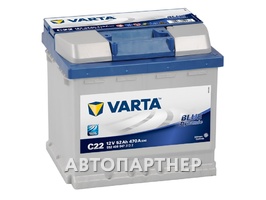 VARTA Blue Dynamic 552 400 047 12В 6ст 52 а/ч оп