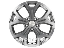 Khomen Wheels KHW1710 (Kaptur/Arkana) 6.5x17 5x114.3 ET50 66.1 Gray-FP